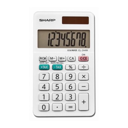 Victor Technology SM 8 Digit Calculator EL-244WB